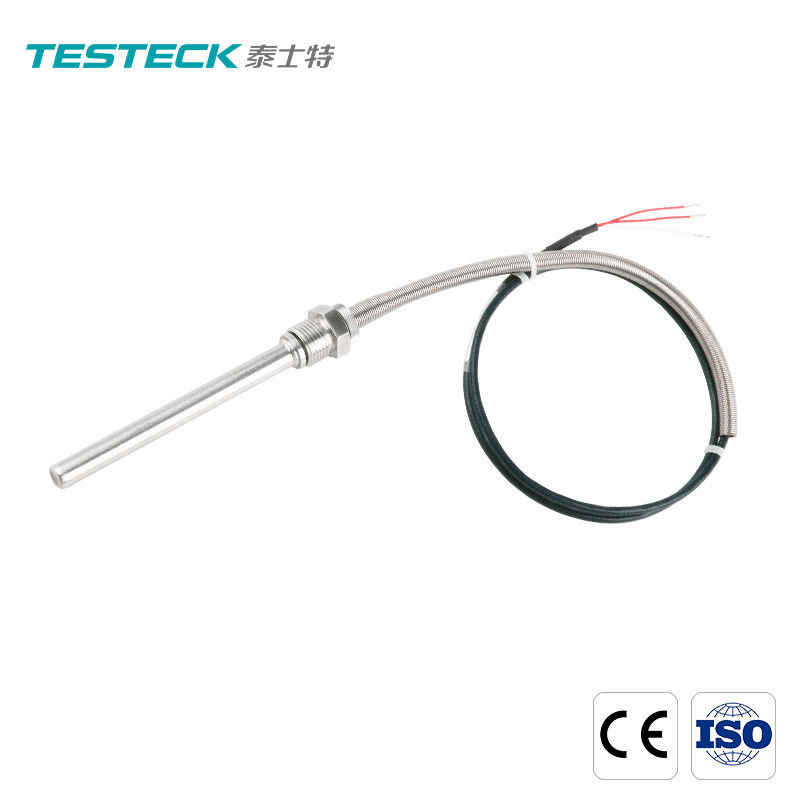 Đầu dò cặp nhiệt điện có ren SS304 RTD để đo nhiệt độ chất lỏng
