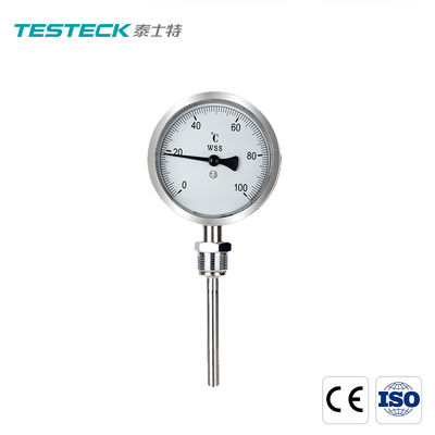 Máy đo nhiệt độ lưỡng kim dạng trục WSS501 Máy đo nhiệt độ lưỡng kim bằng thép không gỉ